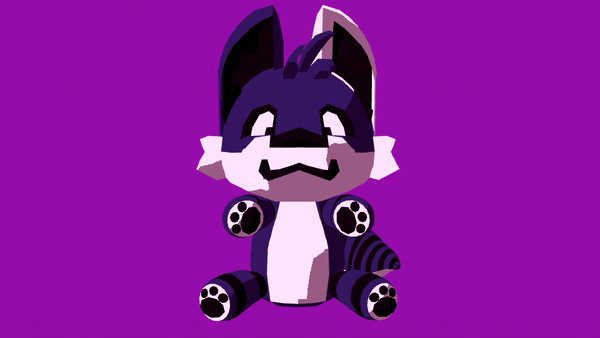 Chibi Raccoon Wolf Plush