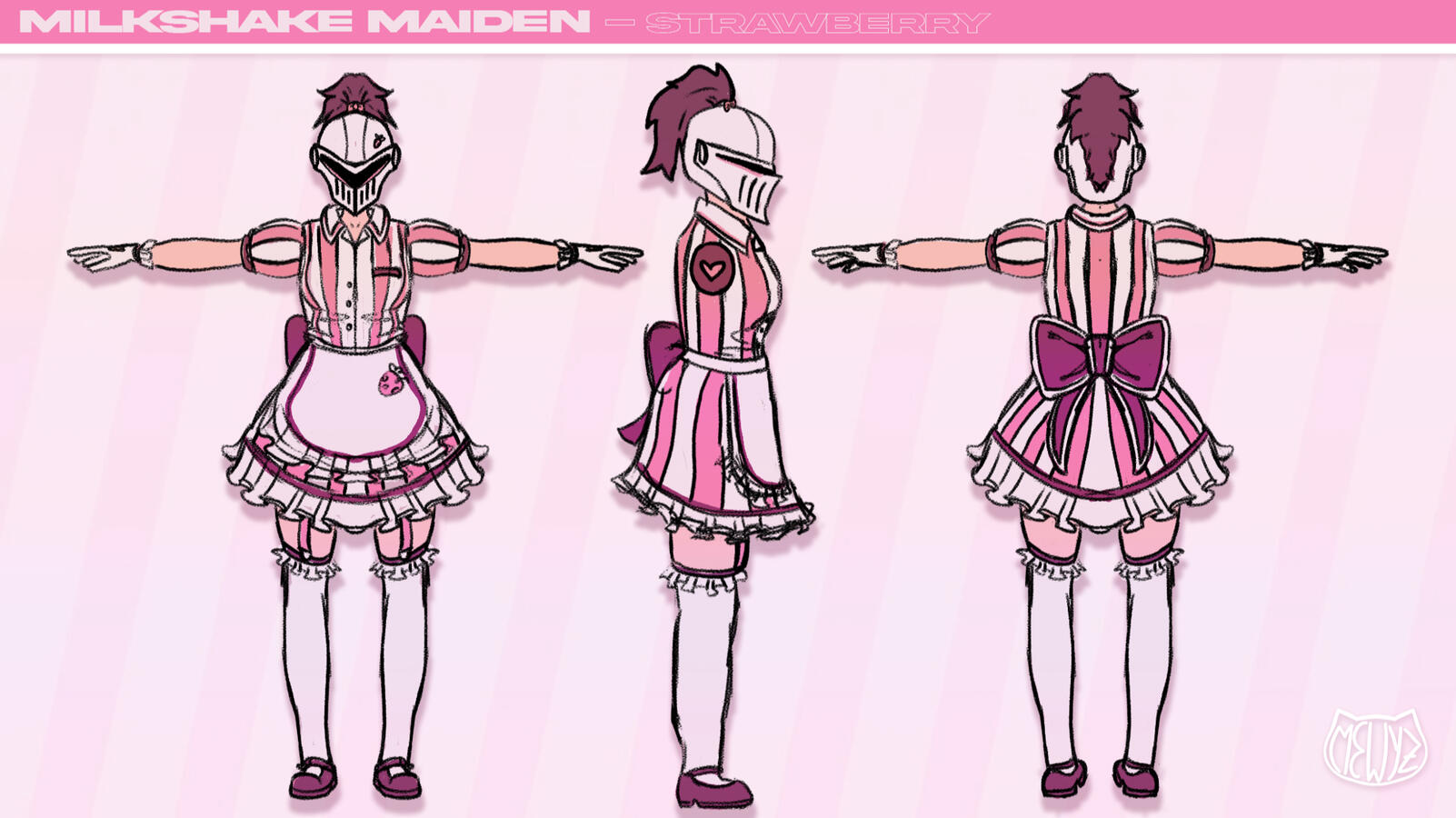Milkshake Maiden - Ref Sheet