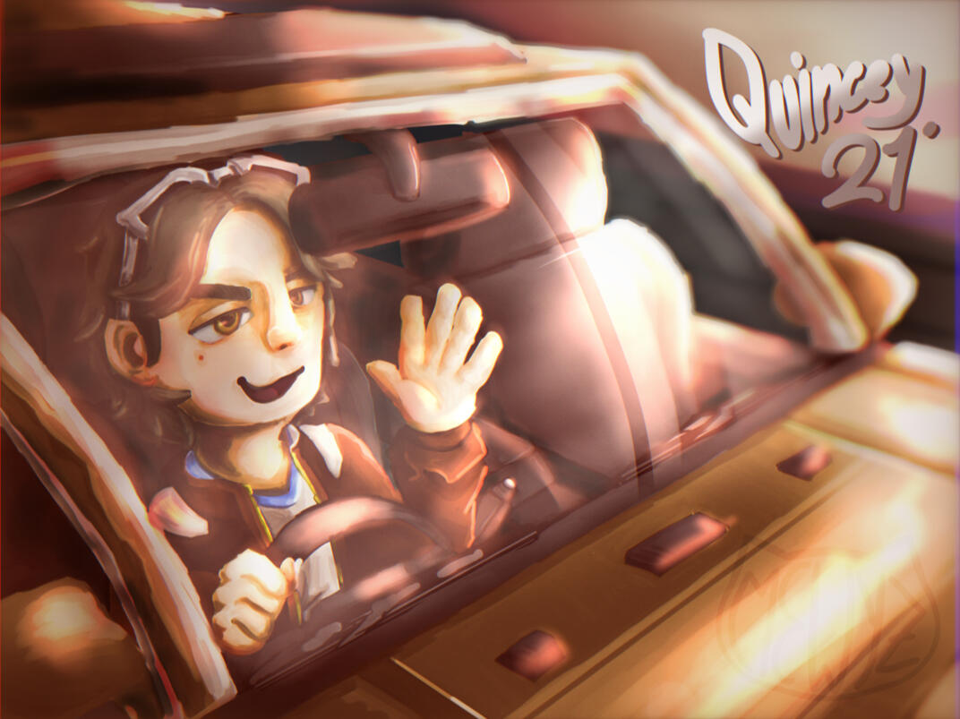 Quincey! Sunset Drive